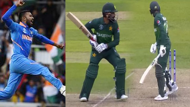 World Cup 2019 India vs Pakistan: Hardik Pandya strikes twice in two deliveries | वनइंडिया हिंदी