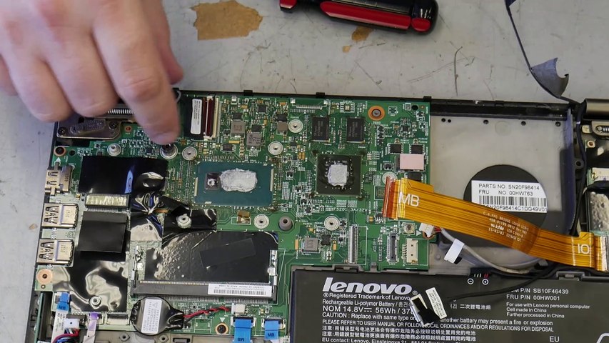 Lenovo Yoga 14 Motherboard Replacement
