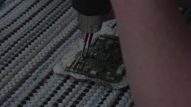 Canon UCS1A Repair - Capacitors and Components Teaser