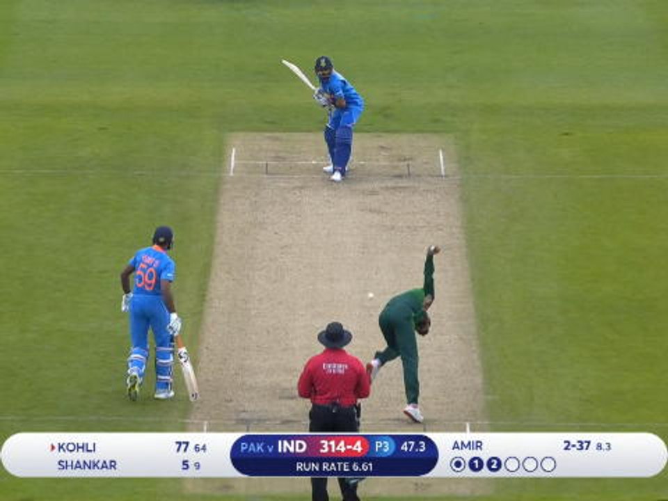 Kohli furious with himself after walking without hitting the ball