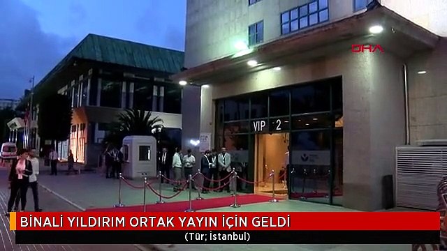 BİNALİ YILDIRIM ORTAK YAYIN İÇİN GELDİ