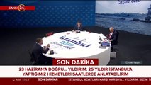 Binali Yıldırım-Ekrem İmamoğlu ortak canlı yayını