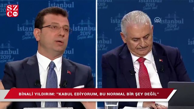 Binali Yıldırım: ''Kabul ediyorum, bu normal bir şey değil''