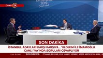 Binali Yıldırım-Ekrem İmamoğlu ortak canlı yayını