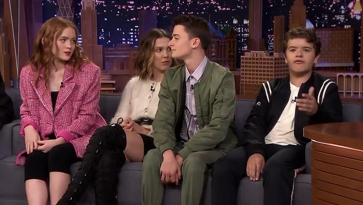 The Stranger Things Cast Teaches Jimmy the "Chicken Noodle Soup" Song