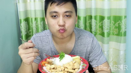 ASMR Lemongrass Chili Chicken with RICE | steven phan asmr king | sp-asmr