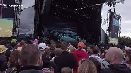 ‘Refund!’ Moment boos ring out after Jess Glynne’s no-show at Isle of Wight Festival