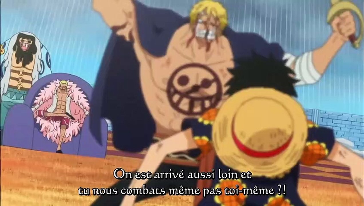 One Piece E 698- Luffy se déchaine contre Doflamingo! (vostfr )