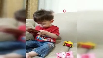 Minik Yağız babasının dikkatiyle hayata tutundu