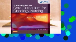 Full E-book Study Guide for the Core Curriculum for Oncology Nursing  For Kindle