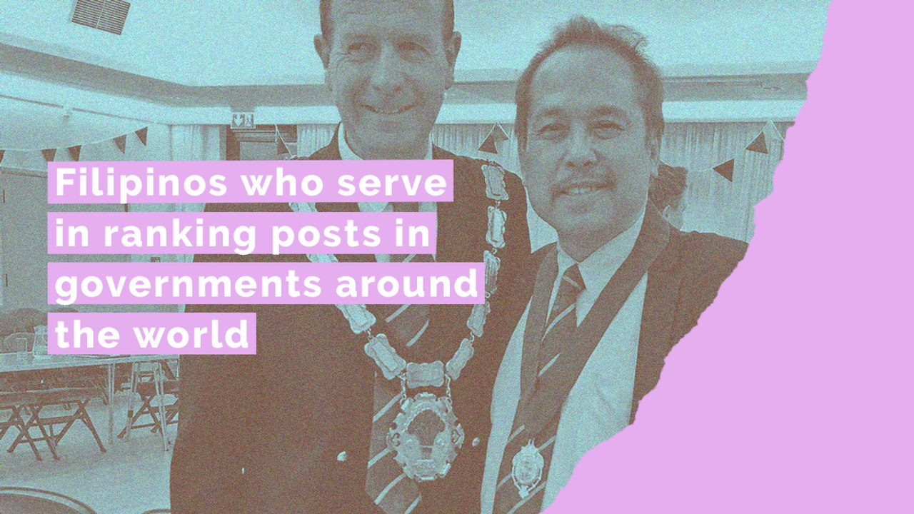 Filipinos who serve in ranking posts in governments around the world