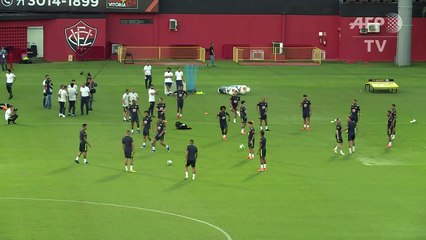 Seleção treina em Salvador