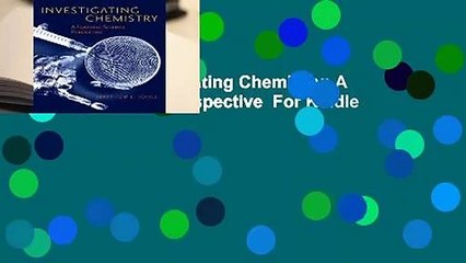 Full E-book  Investigating Chemistry: A Forensic Science Perspective  For Kindle
