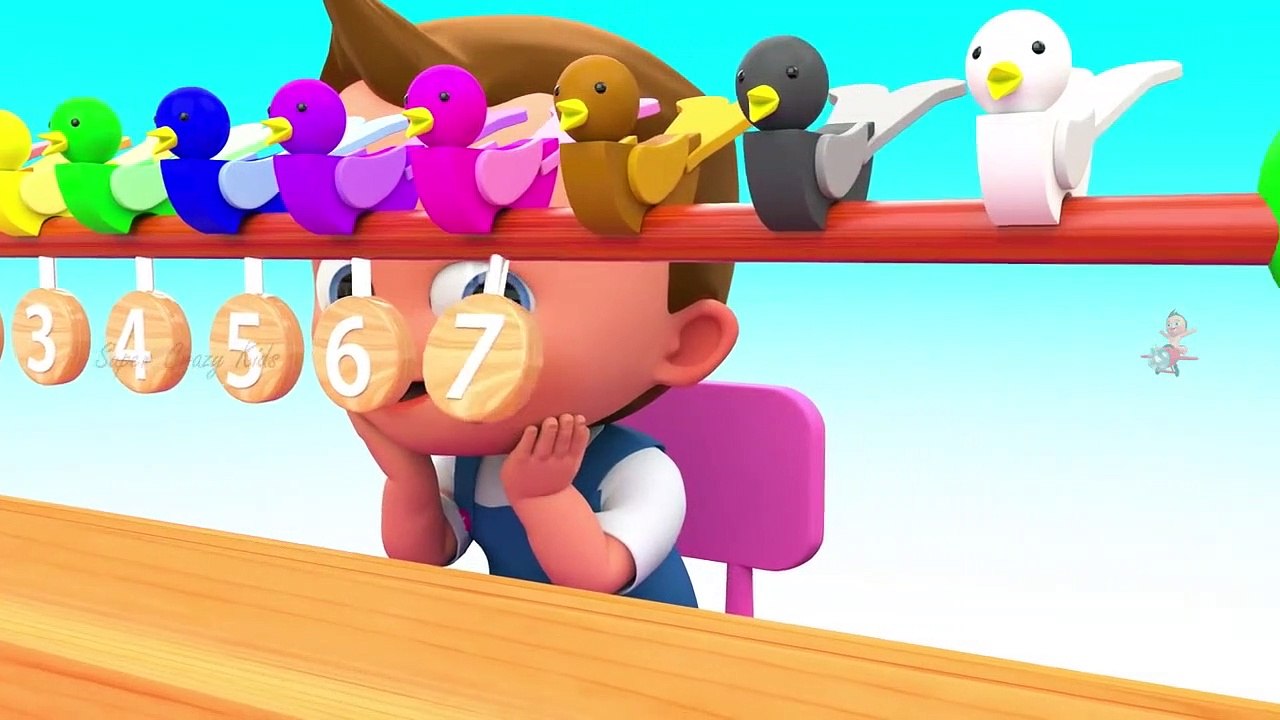Learning Shapes & Colors with Little Baby Dinosaur Wooden Frame Kids Toddler Learning Videos