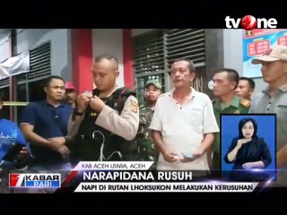 Rutan Lhoksukon Rusuh, 73 Narapidana Kabur