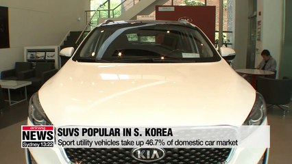 SUVs take up almost half of South Korean car market