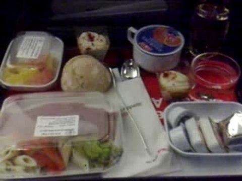 Un plateau repas dans un train - ICE