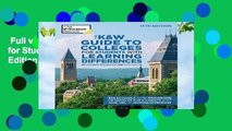 Full version  The K w Guide to Colleges for Students with Learning Differences, 14th Edition: 338