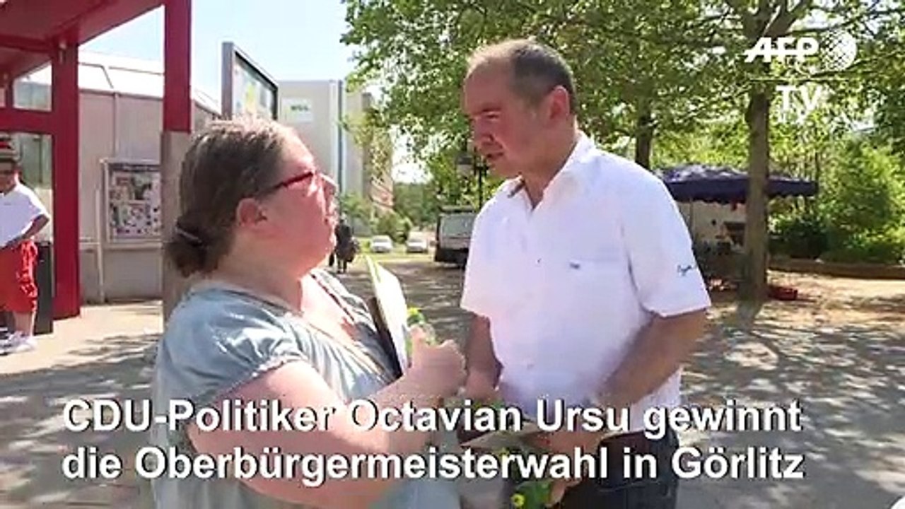 Görlitz: CDU-Kandidat Ursu gewinnt OB-Wahl gegen AfD-Mann