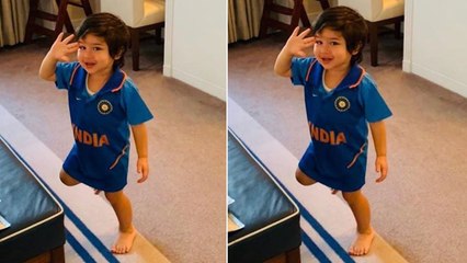 Taimur Ali Khan celebrates Team India's win over Pakistan in World Cup 2019 | FilmiBeat