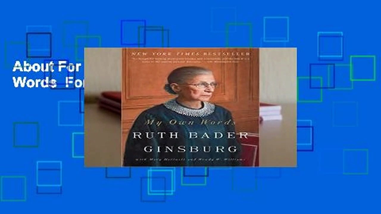 About For Books  My Own Words  For Online