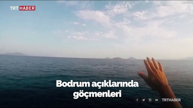Düzensiz göçmenleri taşıyan tekne Bodrum açıklarında battı