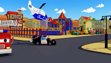 The Car Patrol: Fire Truck and Police Car and the Surprise Birthday Party in Car City