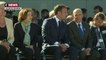 Emmanuel Macron assiste à la cérémonie d'ouverture du Salon du Bourget