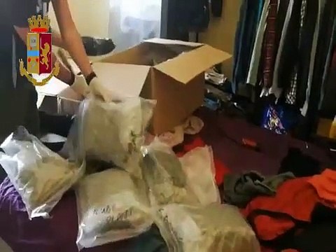 Reggio Emilia - Spaccio in via Emilia Ovest sequestrati 24 chili di droga due arresti (11.06.19)