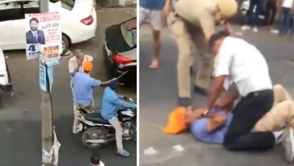 Video: बीच सड़क तलवार लेकर दिल्ली पुलिस के सिपाहियों से भिड़ा ड्राइवर और उसके बाद...