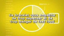 Ce bracelet vous empêche  de trop dépenser et de  trop manger de fast food !