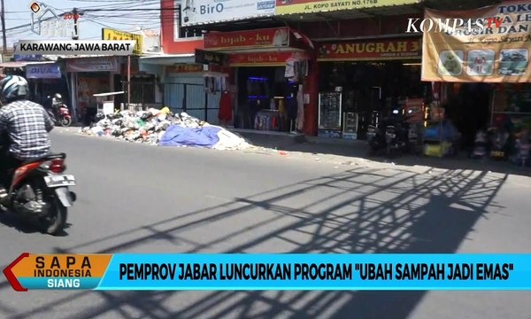 Pemprov Jabar Luncurkan Program Ubah Sampah Jadi Emas