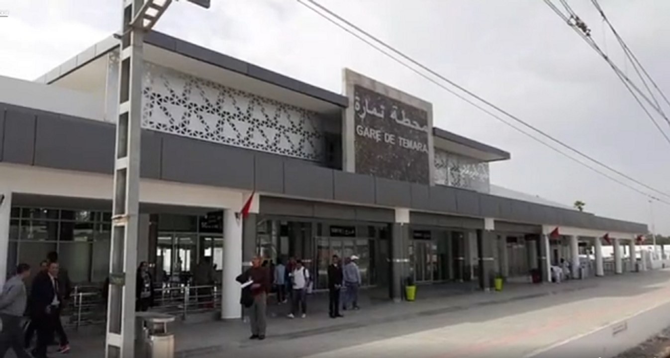 En direct: Visite de presse de la nouvelle gare de Témara