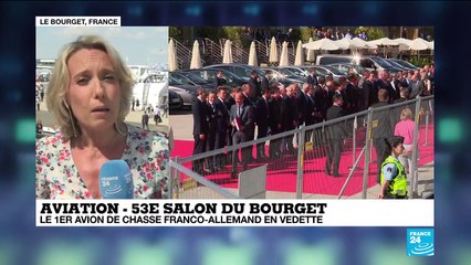 Emmanuel Macron inaugure le 53ème salon aéronautique du Bourget
