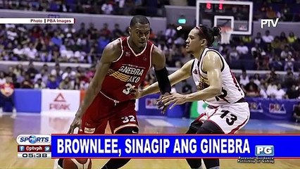 Brownlee, sinagip ang Ginebra