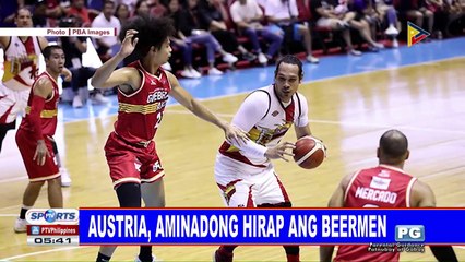 Austria, aminadong hirap ang Beermen