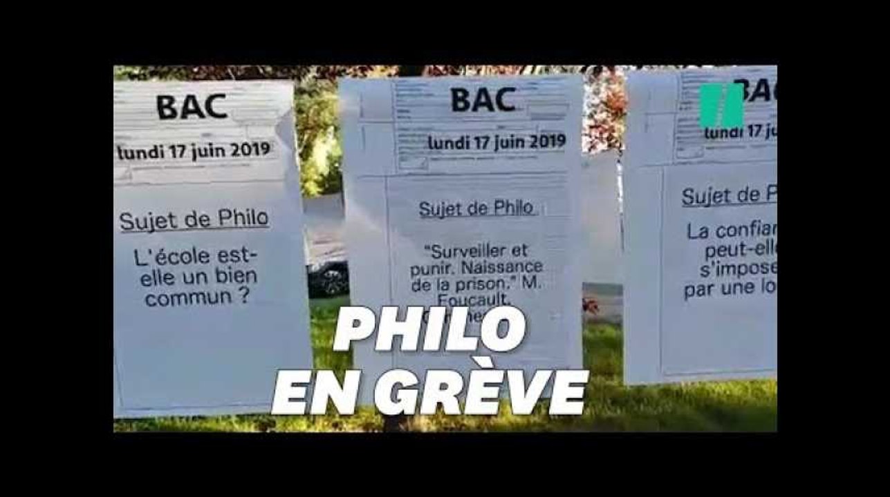 Bac philo 2019: ces profs en grève affichent de faux sujets de philosophie