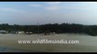 How does Bakkhali Beach look during low tide, 4k Aerial view , Stock footage , West Bengal, India
