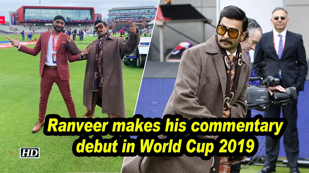 Ranveer Singh makes his commentary debut in World Cup 2019
