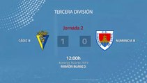 Resumen partido entre Cádiz B y Numancia B Jornada 2 Tercera División - Play Offs Ascenso