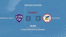 Resumen partido entre Marino de Luanco y Mutilvera Jornada 2 Tercera División - Play Offs Ascenso