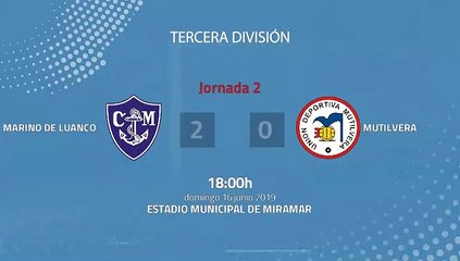 Resumen partido entre Marino de Luanco y Mutilvera Jornada 2 Tercera División - Play Offs Ascenso