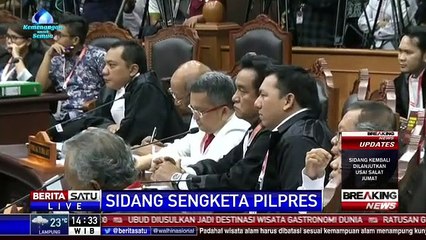 Tanggapan Hakim MK Terkait Keberatan Perbaikan Permohonan Sengketa Pilpres - YouTube