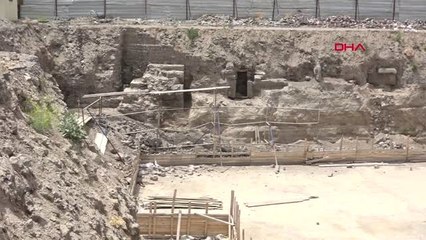 Kayseri'de inşaat sırasında tarihi kalıntılar bulundu