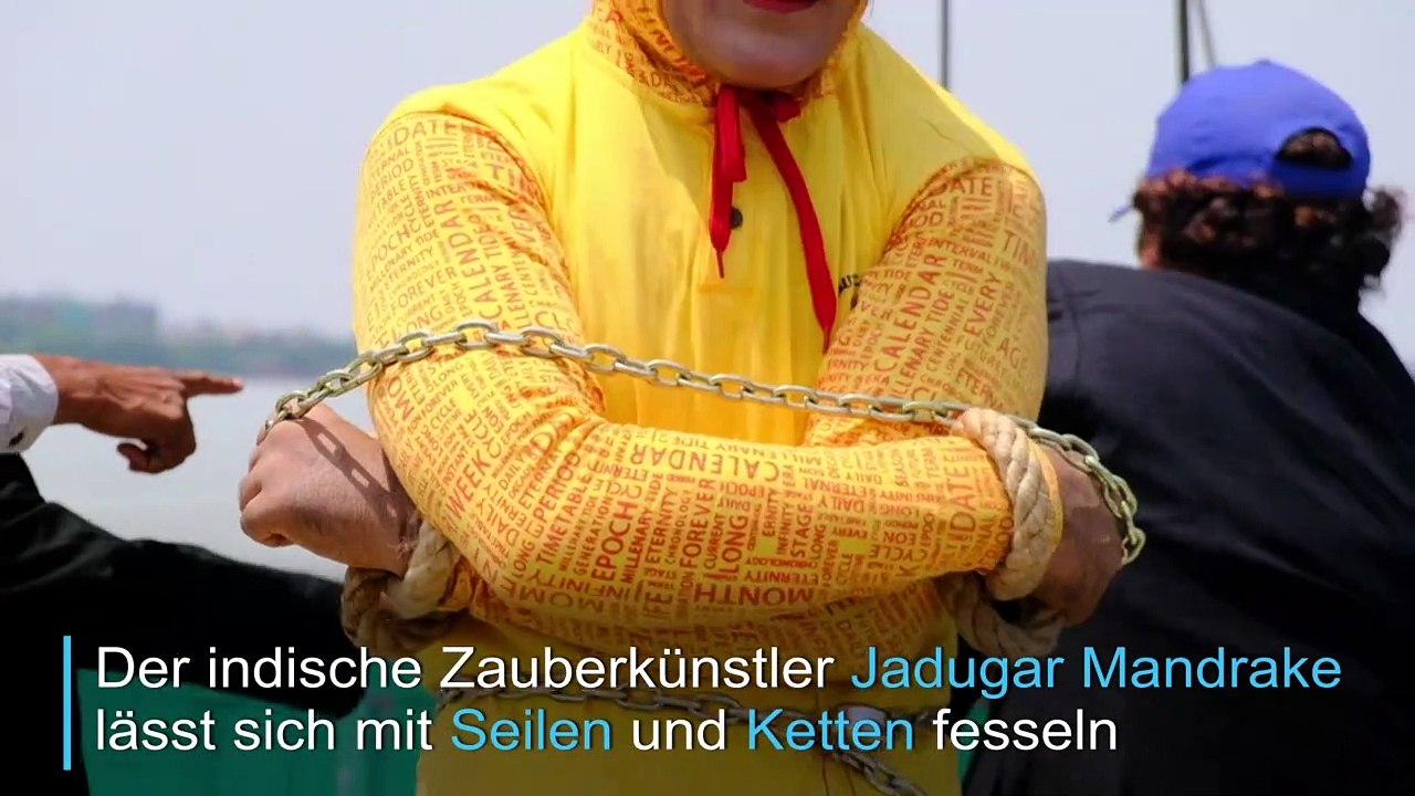 Tödlicher Stunt? Inder im Ganges vermisst