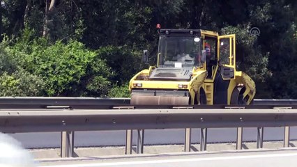 Anadolu Otoyolu'ndaki bakım çalışmaları devam ediyor - SAKARYA