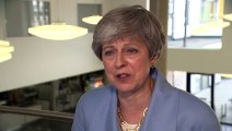 Theresa May doesn't say who she backs as next PM