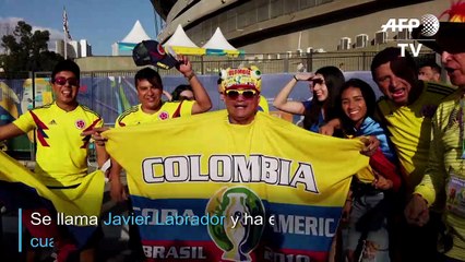 Historias de hinchas: "El Pulpito", el incondicional de la selección colombiana