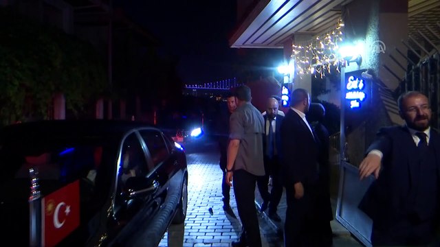 Cumhurbaşkanı Erdoğan ortak yayının ardından bir restoranda yemek yedi - İSTANBUL