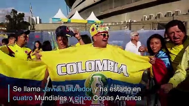 Historias de hinchas: El Pulpito , el incondicional de la selección colombiana